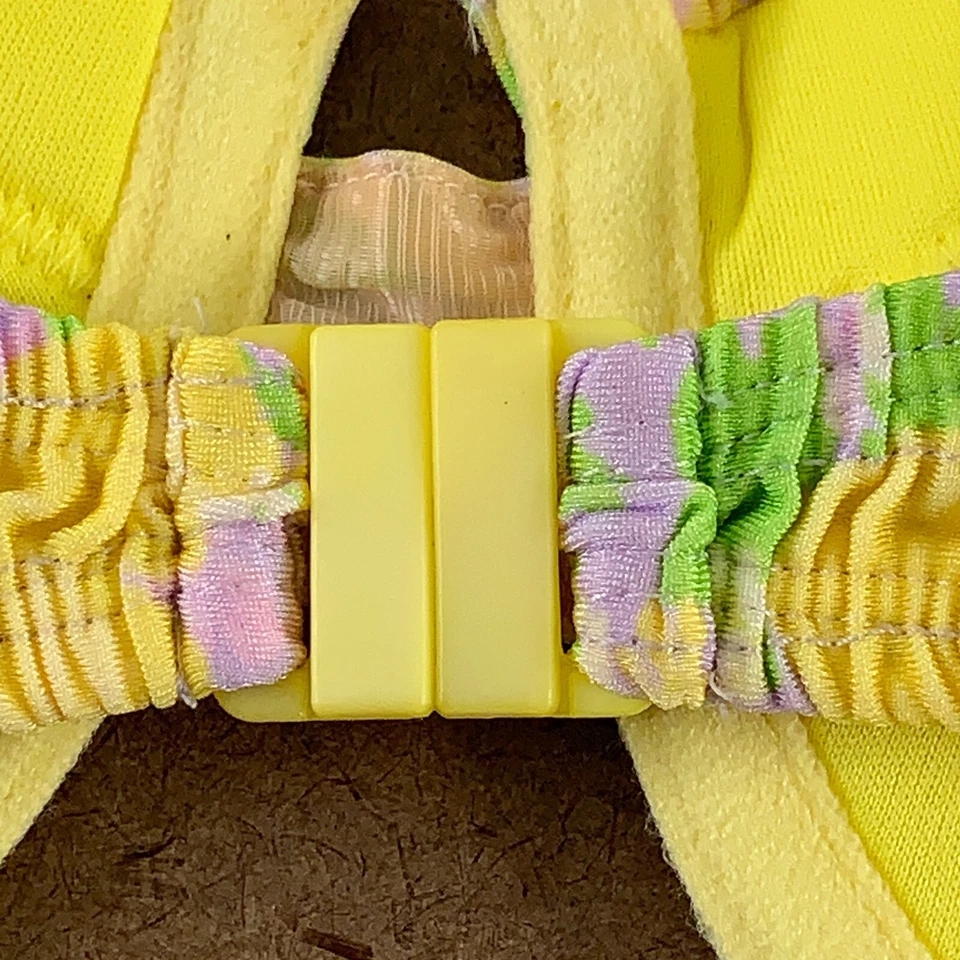 Nuevo top de natación de bikini con aros fruncido estampado floral amarillo talla 36C de ASOS para mujer Foto 4 de 4