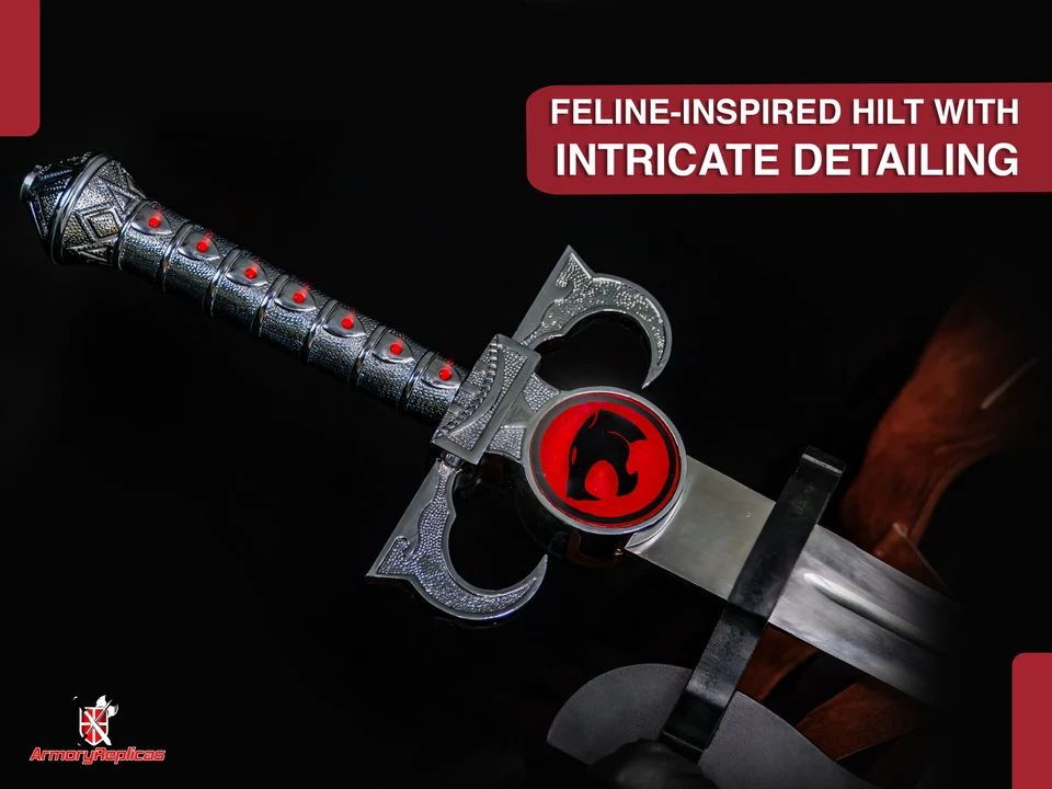 Tiger-cat Thunderbolt Mystic Sword, Eye of Thundera/Tygra Sword of Omens Anime - Image 3 of 4