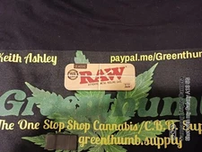 RAW ROLL CADDY CIGARETTE ROLLING PAPERS 1 1/4  METAL TIN CASE