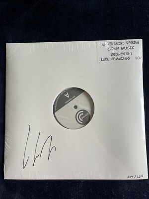 SIGNED Luke Hemmings - Boy Autographed LE Vinyl Numbered 306/750 Test Pressing