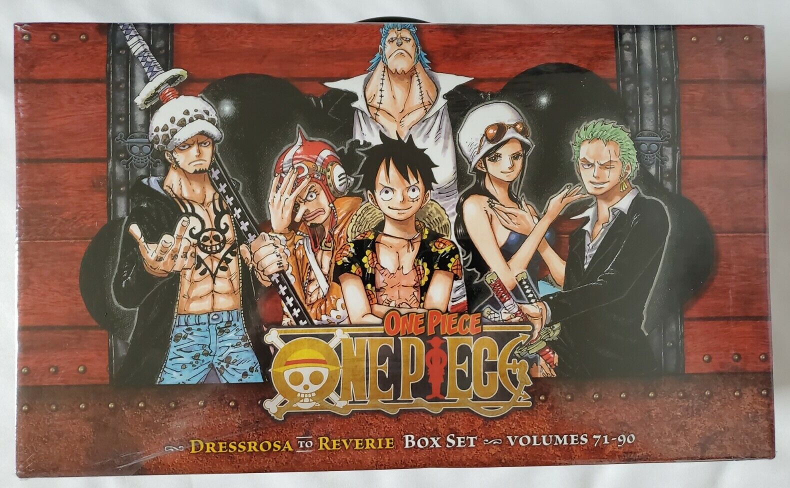 New One Piece Manga Box Set 4 Dressrosa to Reverie Vol 71-90 English  DAMAGED BOX