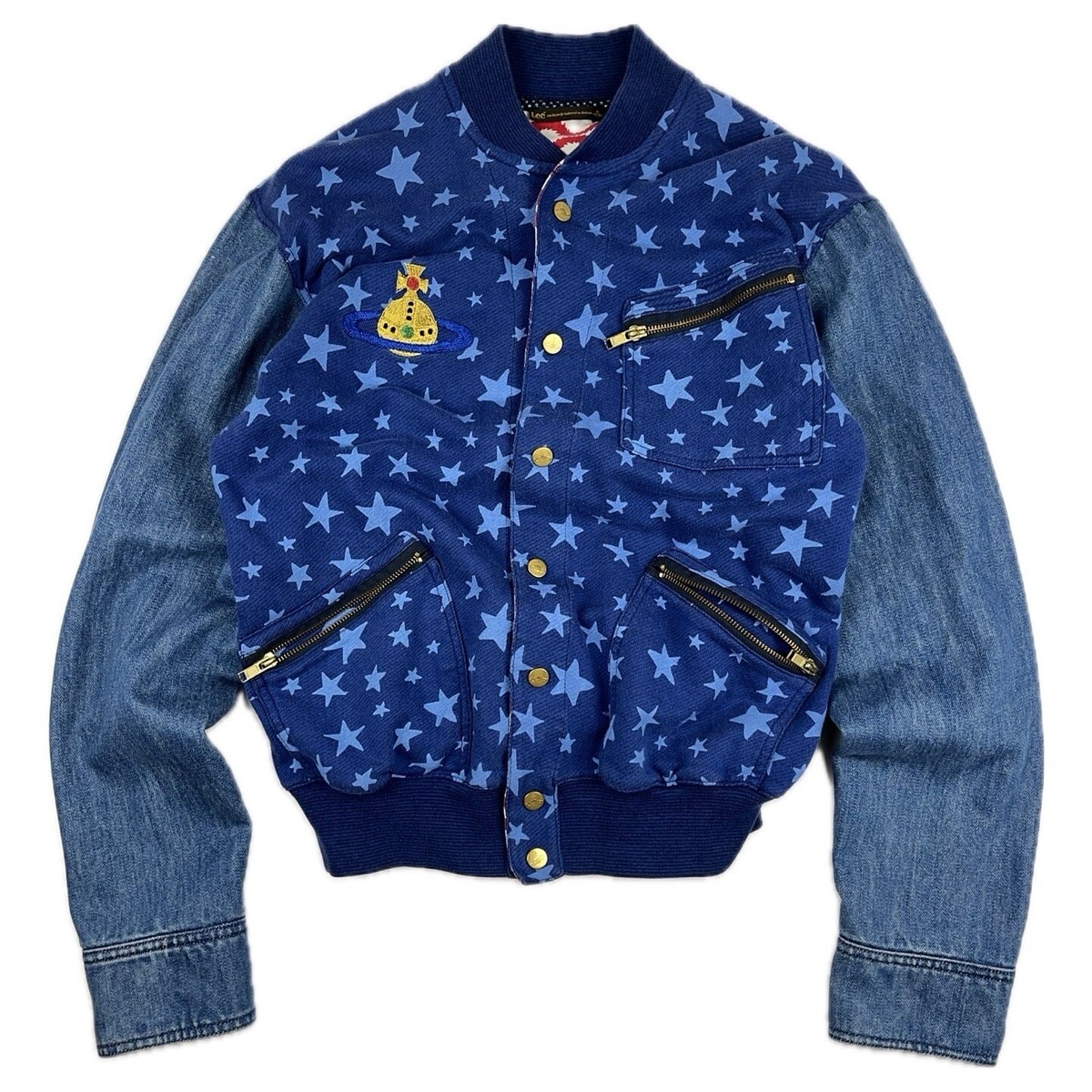 Vivienne Westwood x Lee Varsity BigLogo Bomber Jacket Y2K | eBay Vivienne Westwood x Lee Varsity BigLogo Bomber Jacket Y2K | eBay
