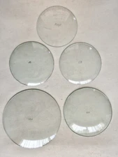 Verre pendule bombé non biseauté Ø 122  à Ø 240 mm carillon cartel