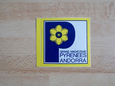 Aufkleber GRANS MAGATZEMS PYRENEES ANDORRA