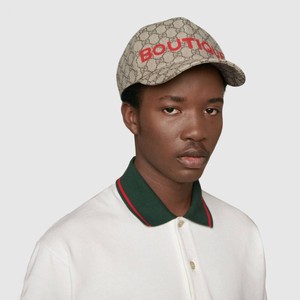 gucci print hat