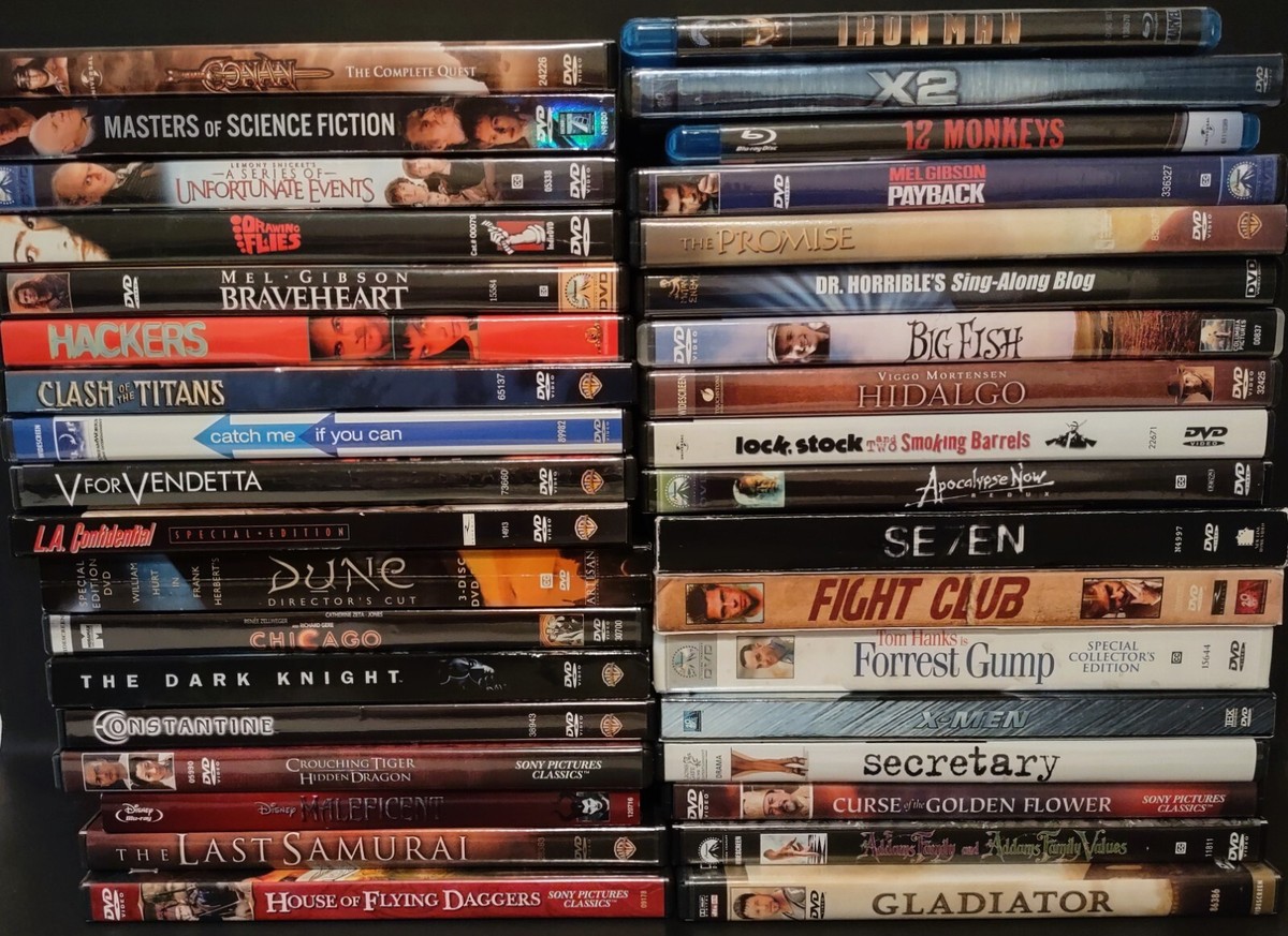 New/Sealed and Used DVD and Blu Ray Movies Choose Your