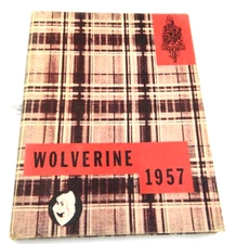 Vintage 1957 Riverton High School, Riverton, Wyoming Year Book 118 pages