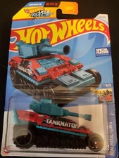 2024 Hot Wheels #119 HW Ride Ons 3/5 TANKNATOR Blue Near Mint