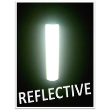 White NIKKALITE / 3M Engineer Grade Reflective Sheet / 9" Graphic Vinyl Tape