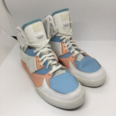 Adidas EVM 004001 Womens Blue/White/Pink Shoes/Sneakers Size 4.5 | eBay