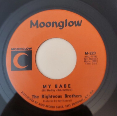 Righteous Brothers MY BABE / FEE-FI-FIDLY-I-OH  (SOUL 45) #223 PLAYS VG++