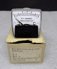 Veeco/ Lambda Ammeter, DC Amperes Panel Mount PN EDN60