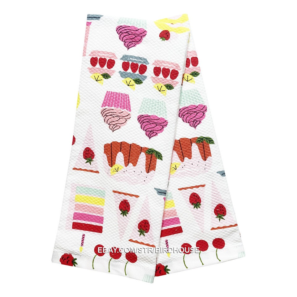 Kate Spade Colorful Kitchen Towel Set 2 Cotton Designer Fall Spring ...