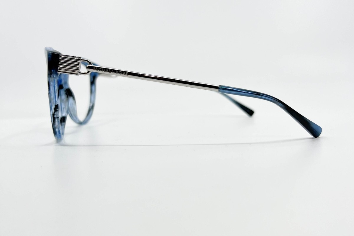 Michael Kors Sunglasses Frames MK 2052 329011 Blue Horn 55-18-140 9211 Michael Kors MK5007 Hvar L (59 - 14) with Blue lenses and  main image 4
