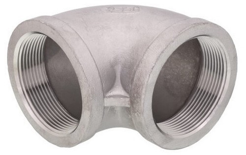 (5 Pack) 2" NPT Female 90 Elbow 304 Stainless Steel Pipe Thread 150 Fitting