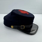 Vintage U.S. Army Ordnance Corps Kepi Forage Cap Red Trefoil Size 7 3/4