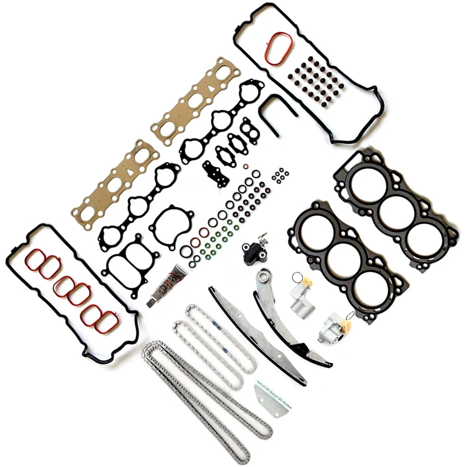 Juego de juntas de culata y kit de cadena de distribución para 2009 2010 2011 2012 Suzuki Equator 4,0 L Foto 2 de 4