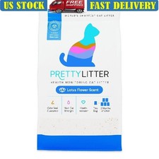 Health Monitoring Cat Litter 8lb Lotus Scent Odor Control Lightweight Dust Free