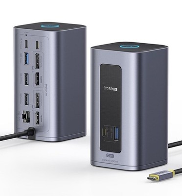 Baseus Nomos NU1 Air Spacemate 12-in-1 Docking Station (MacOS DisplayLink)