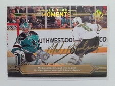 Mike Modano 2014-15 Upper Deck All-Time Moments AUTO SSP!!!
