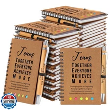 Jetec 25 Sets Inspirational Notebooks Bulk Christmas Employee App