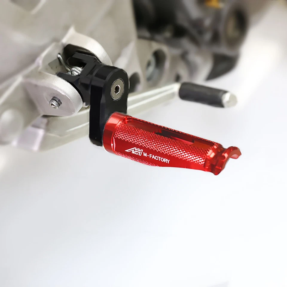 Extensor de 1 pulgada estriberas traseras MFP rojas para Concours 14 ZG1400 14-21 22 Foto 3 de 4