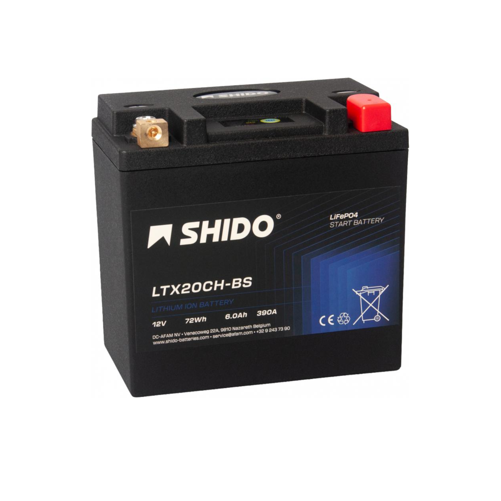 Battery for SUZUKI VZR 1800 RZ Intruder M1800RZ 2007-2013 SHIDO