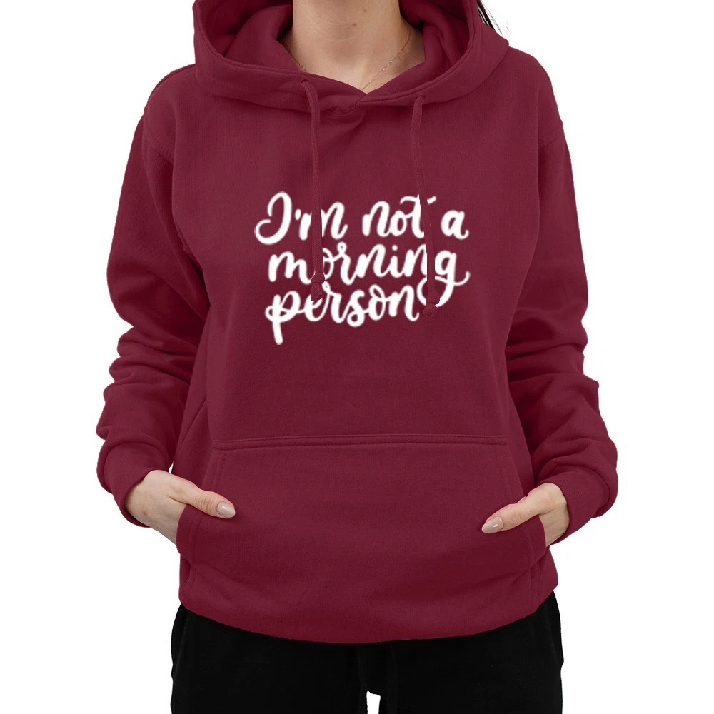 Funny I Am Not A Morning Person Sarcastic Hoodie