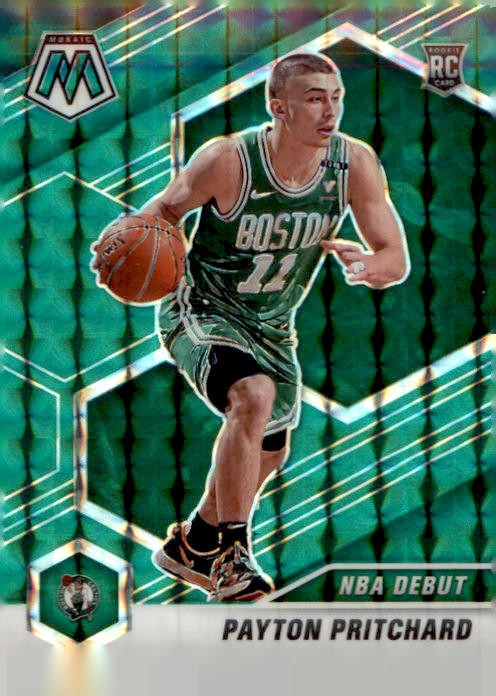2020-21 Panini Mosaic #269 Payton Pritchard Mosaic Green