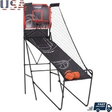 Alley-Oop Indoor Basketball Game Quick Connect Easy Setup Compact Storage Child