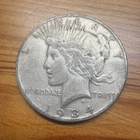 1934-S Peace Dollar - VG #W11