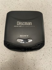 SONY Discman D-141 Portable CD Player Mega Bass Tested Working Clean Vintage