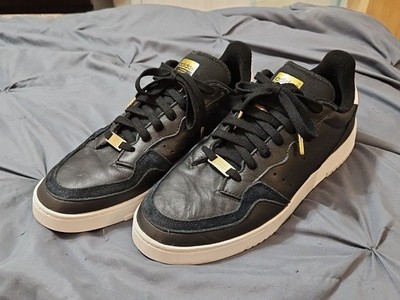 Adidas La Marque Aux 3 Bandes Mens Black Sneakers EH1690 SZ 10.5