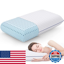 Cushyoasis Memory Foam Pillows For Side Back And Stomach Sleepers Bed Pillow
