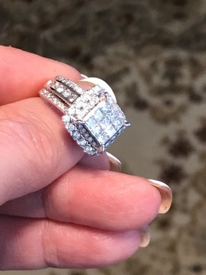 2ct. NATURAL DIAMOND RING 14k . APPRAISED $4500