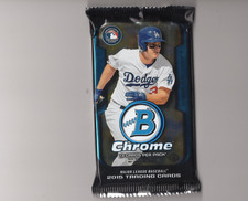 1 Jumbo Pack 15 Bowman Chrome Baseball Bryant, Buxton Rookies Autos Refractors