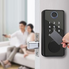 Fingerprint Lock Password Card For Smart Key Touchscreen Keypad Door Lock