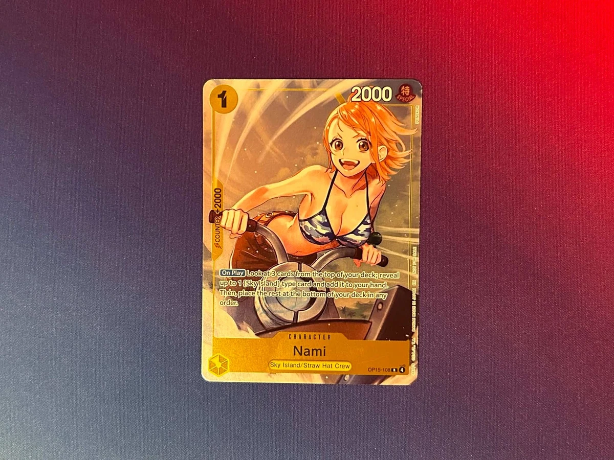 Nami OP15-108 Adventure on Kami's Island for sale | eBay