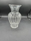Tiffany & Co Vintage Georgetown optic ribbed crystal vase 9” tall