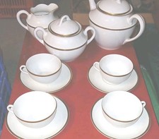 RICHARD GINORI  DECORAZ. DOCCIA  SERVIZIO THE PER 4 COPERCHIO ZUCCHERO RIPARATO