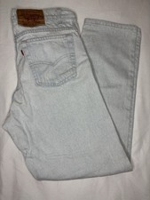 Vintage Levi  s 550 Relaxed Fit Tapered Leg Denim Blue Jeans Made In USA 31x30