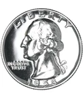 1958 Choice/Gem Proof Quarter 90%   Blazing Mirrored Surfaces #501 - 5