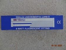 Fitzgerald 312mm 8w Fluorescent light fitting c/w tube