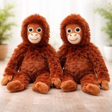 IKEA Djungelskog Orangutan Soft Toy 20cm X2 Plush Toys