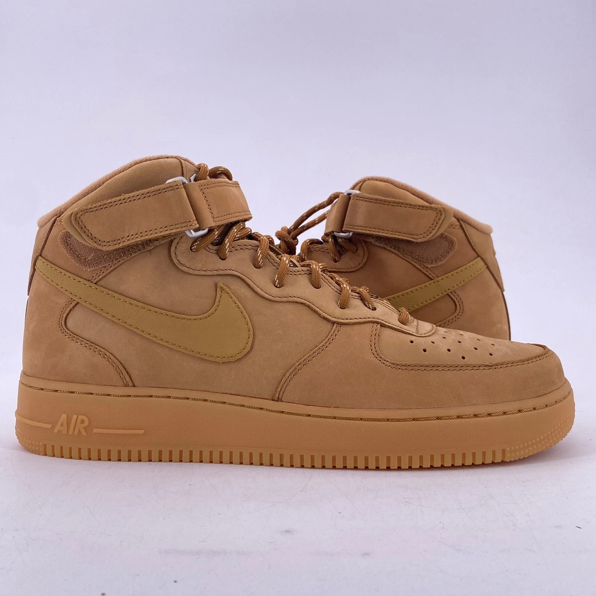 Preços baixos em Nike Air Force 1 Mid Flax | eBay