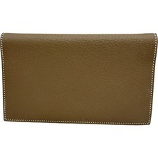 HERMES Agenda Vision II Chevre Etoupe W Stamp Agenda Cover Silver Hardware