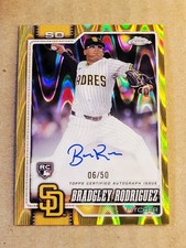 Bradgley Rodriguez Chrome 2026 Gold /50 Auto