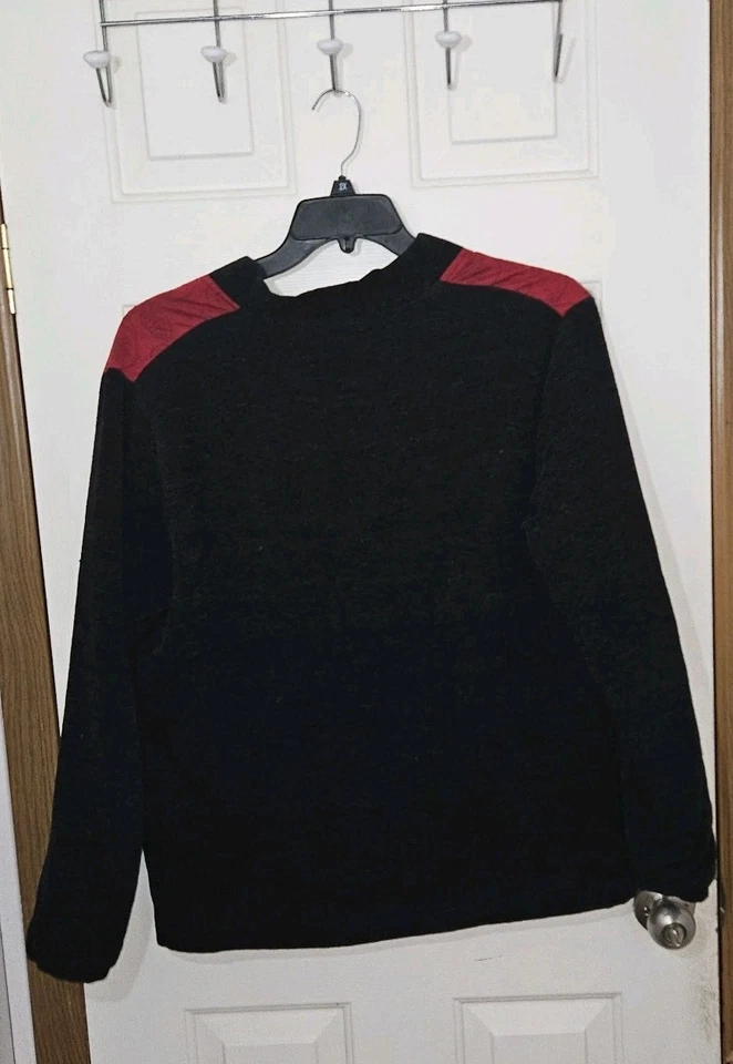 Chaqueta bordada de terciopelo estilo asiático ciervo blanco vintage años 90 bloques de colores talla L Foto 3 de 4