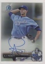2017 Bowman Chrome Prospect Refractor 272/499 AJ Puckett #CPA-APU Auto 0o6v