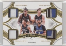2024 Flawless Gold 8/10 Paolo Banchero Franz Wagner Jalen Suggs Quad Patch 1b7p